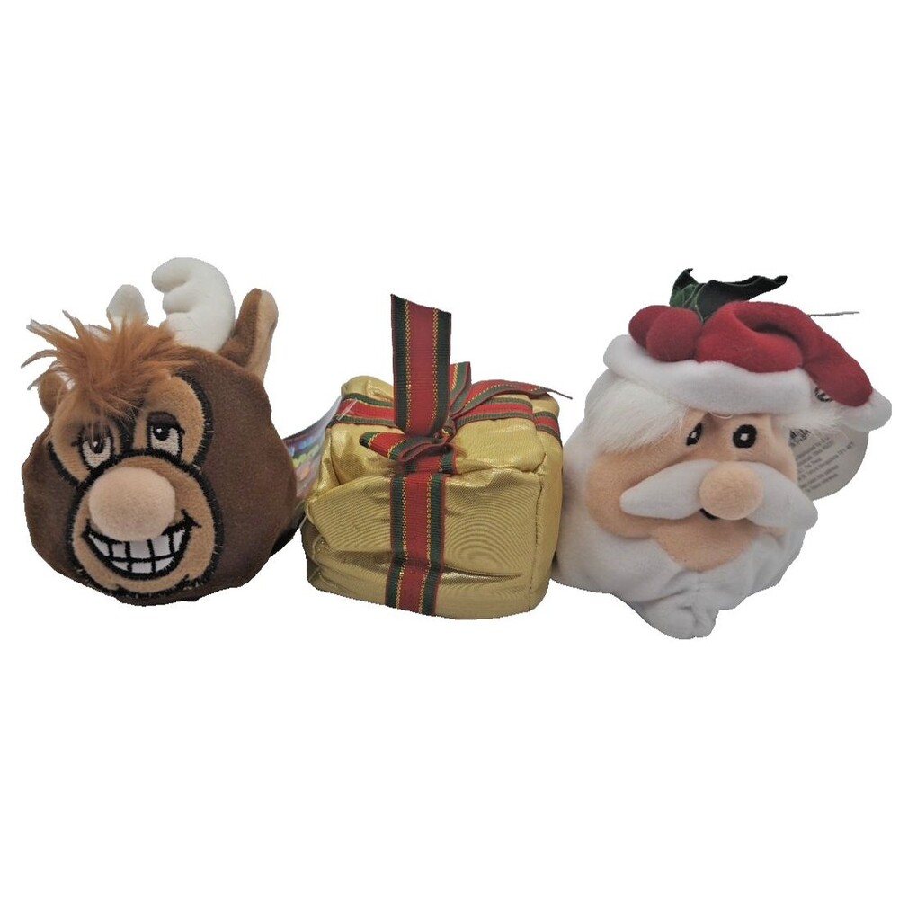 Silly Slammers Elton Christmas Santa #56 Present #55 Randy #58 NWT